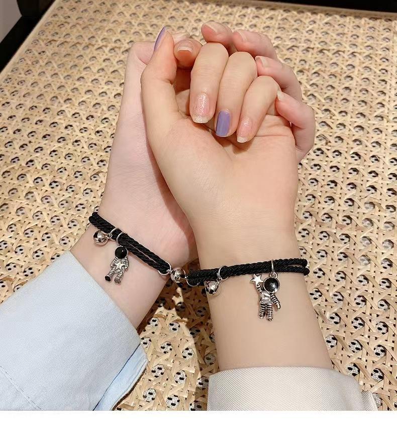 Trendy Magnetic Astronaut Rope Couple's Bracelet