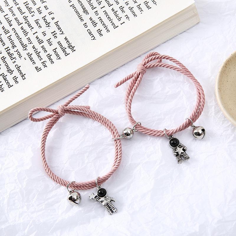 Trendy Magnetic Astronaut Rope Couple's Bracelet