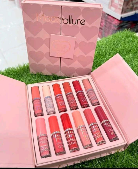 2 Pcs Velvet Glossy Mocallure Lipgloss