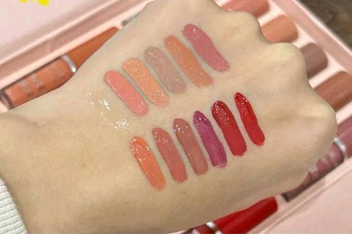 6 Pcs Mocallure Velvet Glossy Lip Gloss