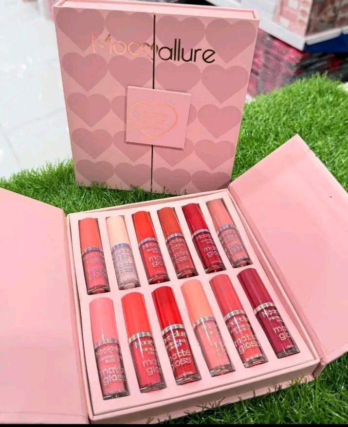 6 Pcs Mocallure Velvet Glossy Lip Gloss