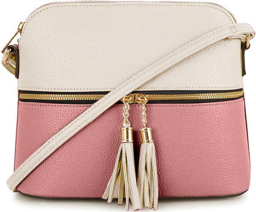 Women's PU Leather Textured Hand Bag Set