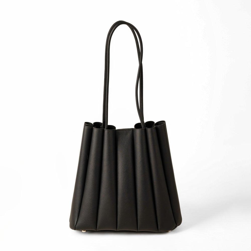 Girl's PU Leather Plain Shoulder Bag
