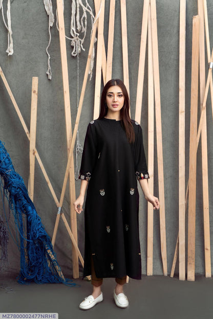 2 Pcs Women's Unstitched Embroidered Suit