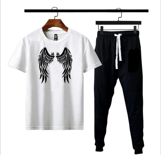 Micro Polyester Printed T-Shirt And Trouser