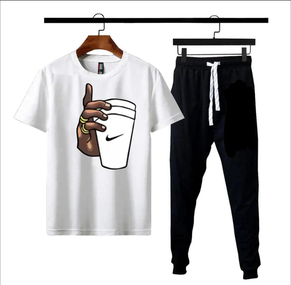 Micro Polyester Printed T-Shirt And Trouser