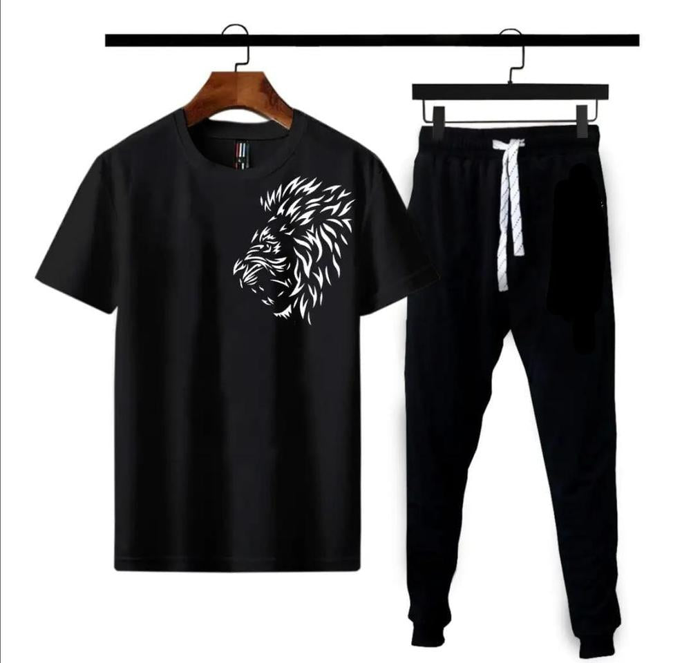 Micro Polyester Printed T-Shirt And Trouser
