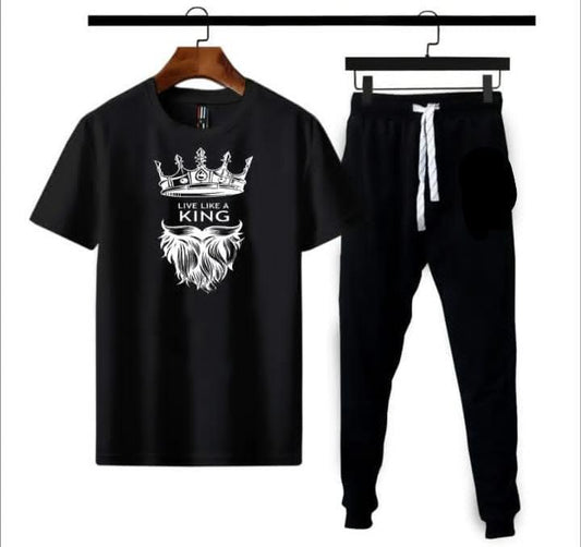 Men's Polyester Printed Track Suit