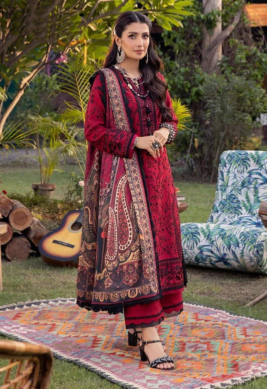 Asim Jofa 3 Pcs Lawn Embroidered Suit