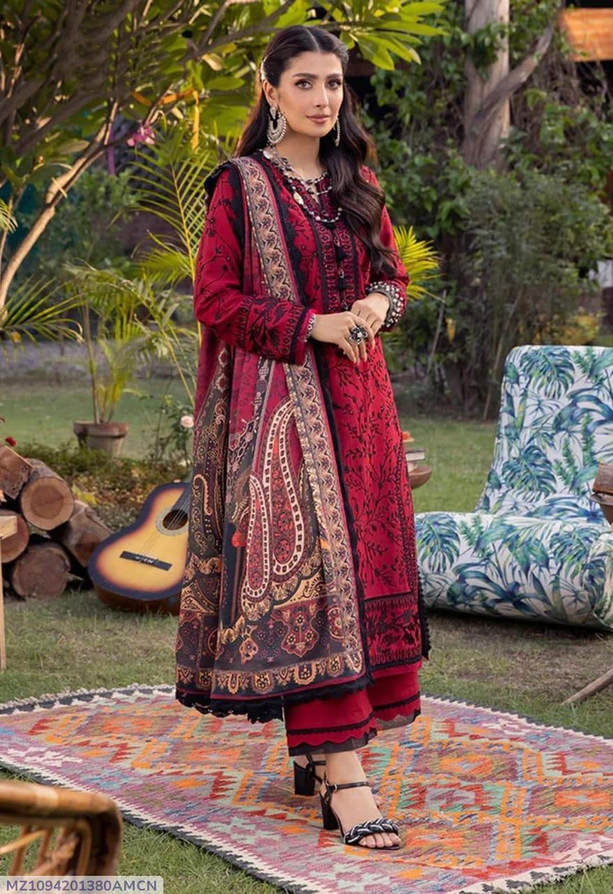 Asim Jofa 3 Pcs Lawn Embroidered Suit