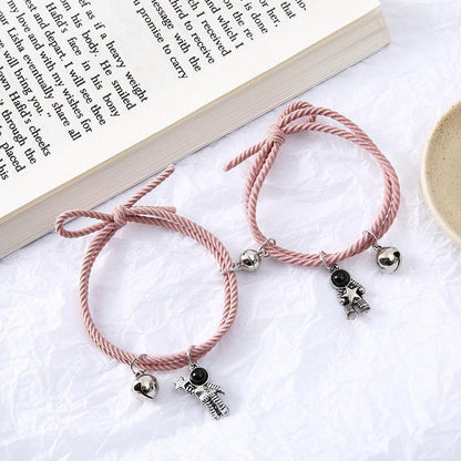 Trendy Magnetic Astronaut Rope Couple's Bracelet