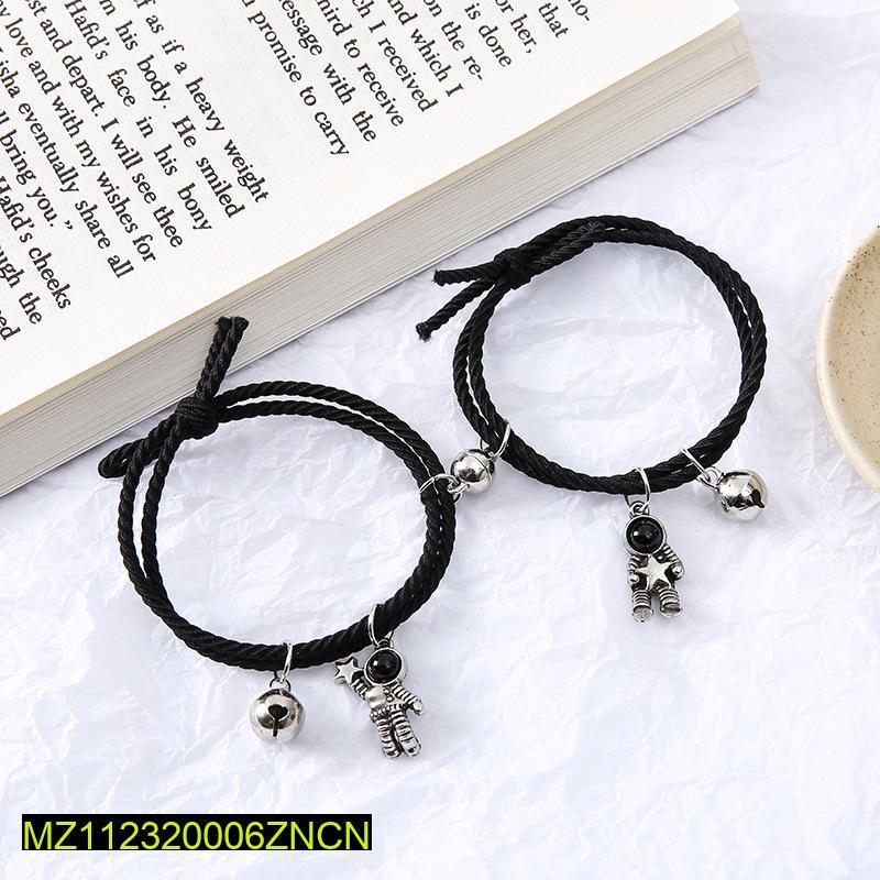 Trendy Magnetic Astronaut Rope Couple's Bracelet