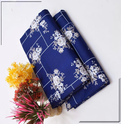 2 Pcs Women's Unstitched Printed Suit