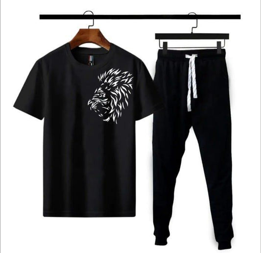 Men's Cotton Jersey Printed Track Suit