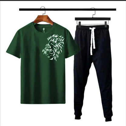 Men's Cotton Jersey Printed Track Suit