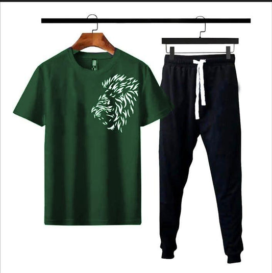 Men's Cotton Jersey Printed Track Suit