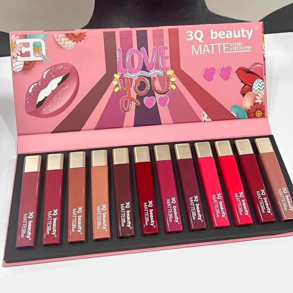 Matte Lip Gloss, Pack Of 12