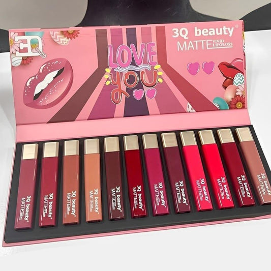 Matte Lip Gloss, Pack Of 12