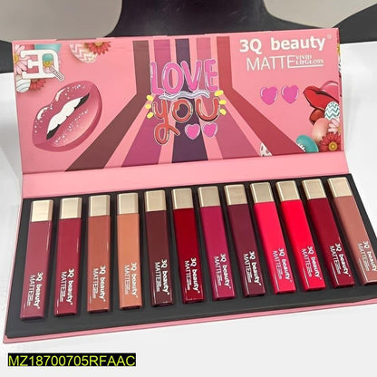 Matte Lip Gloss, Pack Of 12
