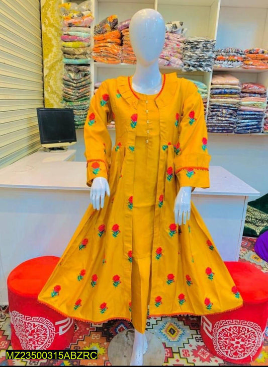 This 3Pcs Stitched Suit Gives Elegant Style To Your Look And Make A Fashion StatemenP