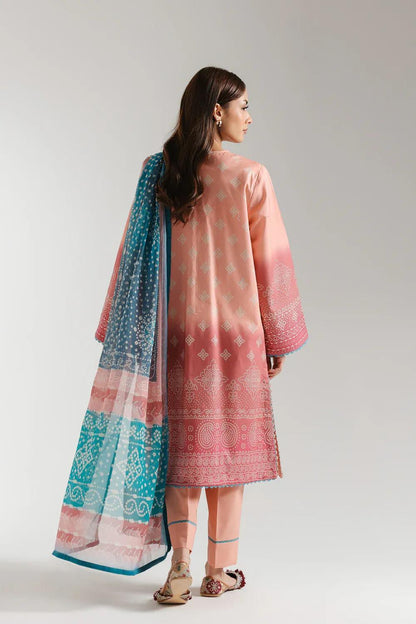 3 Pcs Women's Unstitched Printed Suit