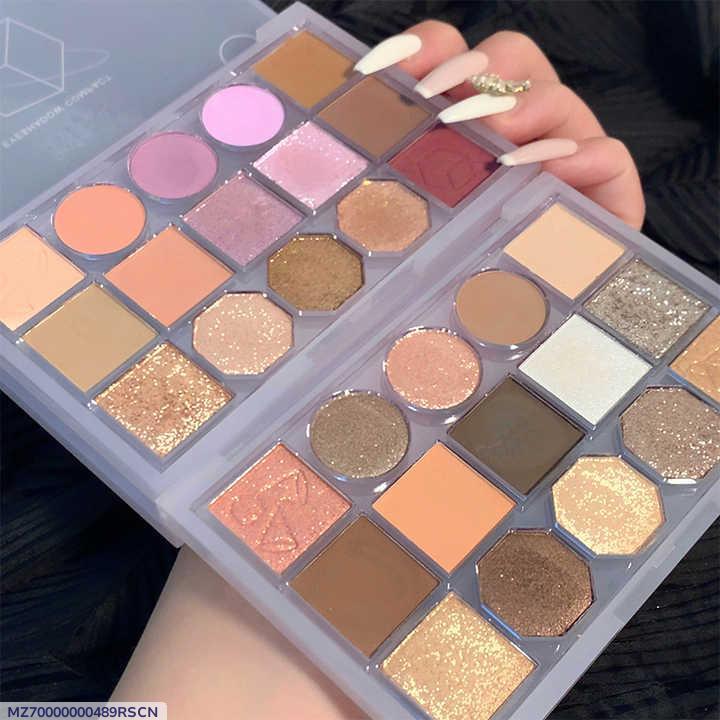Matte And Glitter Eyeshadow Palette