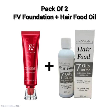 2 in 1 Foundation And Oil Bundle