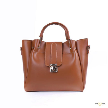 Women's PU Leather Plain Hand Bag