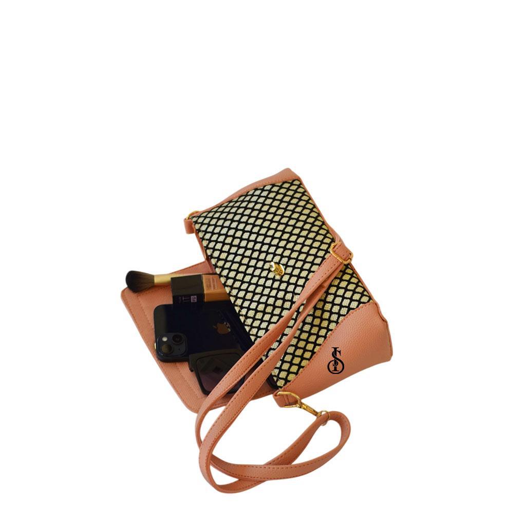 Women's PU Leather Textured Shoulder Bag