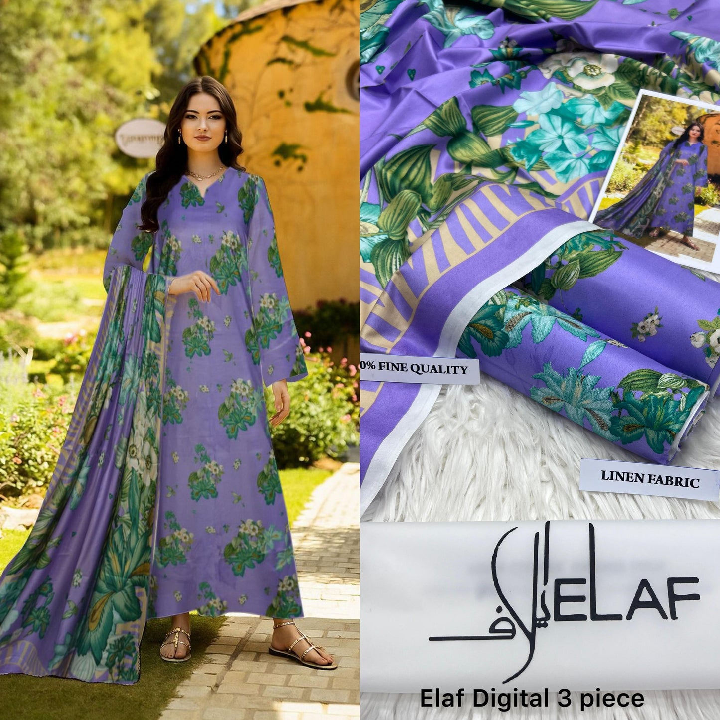 Elaf Linen 3 Pcs
